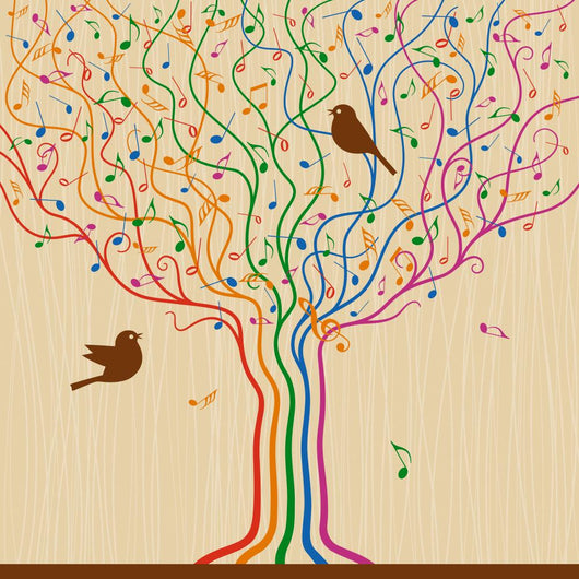 Musical Tree Wall Decal