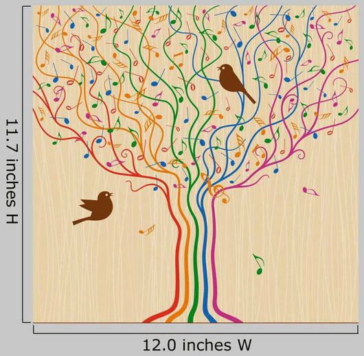 Musical Tree Wall Decal