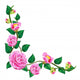 Vine Beautiful Camellia Vector Wall Decal