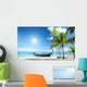 Wood Boat Beach Wall Decal