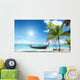 Wood Boat Beach Wall Decal