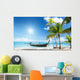 Wood Boat Beach Wall Decal