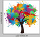 Paint Splash Spring Tree Wall Decal