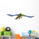 Portrait Blue and Yellow Wall Decal