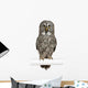 Portrait Great Grey Owl on a Perch Wall Decal