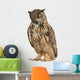 Eurasian Eagle-owl Looking Down Wall Decal