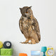 Eurasian Eagle-owl Looking Down Wall Decal