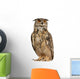 Eurasian Eagle-owl Looking Left Wall Decal