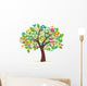 Abstract Spring Time Tree Wall Decal