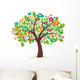 Abstract Spring Time Tree Wall Decal