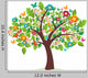 Abstract Spring Time Tree Wall Decal