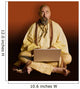 Funny Guru Laptop Computer Wall Decal
