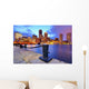 Boston Harbor Skyline Wall Decal