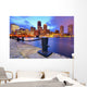 Boston Harbor Skyline Wall Decal