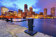 Boston Harbor Skyline Wall Decal