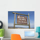 Welcome to Colorado Roadside Wall Decal