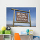 Welcome to Colorado Roadside Wall Decal