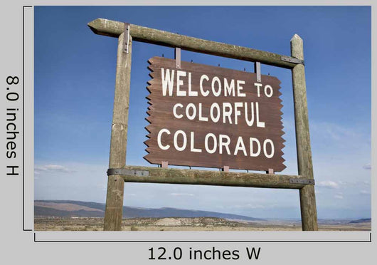 Welcome to Colorado Roadside Wall Decal