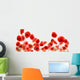 Poppy Flowers White Wall Decal