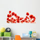 Poppy Flowers White Wall Decal