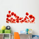 Poppy Flowers White Wall Decal