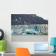 Chute Serac D'un Glacier Wall Decal