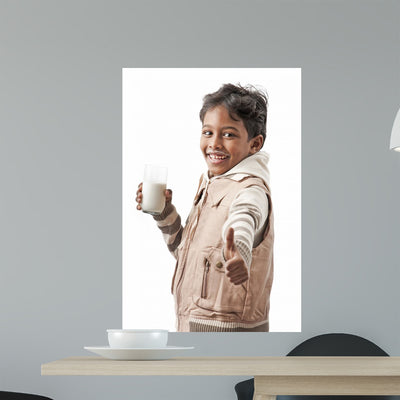 Best Taste Milk Wall Decal shown on a wall