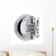 Banking Metallic Door Vault Wall Decal