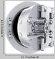 Banking Metallic Door Vault Wall Decal