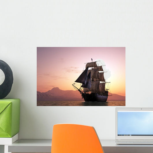 Sailboat Sea Wall Decal