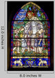 Pont-de-beauvoisin Stained Glass 6 Wall Decal
