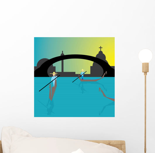 Gondola Venice Wall Decal