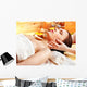 Woman Getting Facial Massage Wall Decal