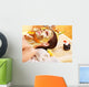 Woman Lying Down Getting Facial Mask Wall Decal