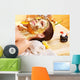 Woman Lying Down Getting Facial Mask Wall Decal