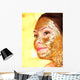 Woman Getting Facial Mask Wall Decal