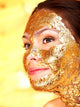 Woman Getting Facial Mask Wall Decal