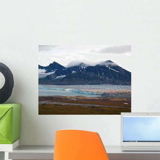 Glacier Baigne Par Le Wall Decal