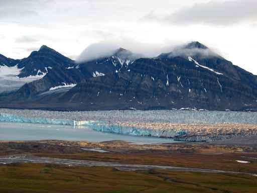 Glacier Baigne Par Le Wall Decal