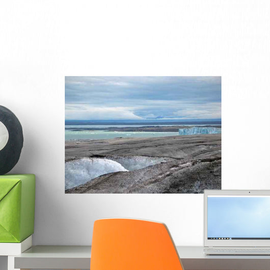 Crevasses Et Serac Glacier Wall Decal