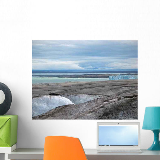 Crevasses Et Serac Glacier Wall Decal