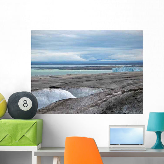 Crevasses Et Serac Glacier Wall Decal