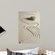 Zen Stone and Raked Sand Wall Decal