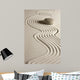 Zen Stone and Raked Sand Wall Decal
