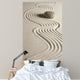 Zen Stone and Raked Sand Wall Decal