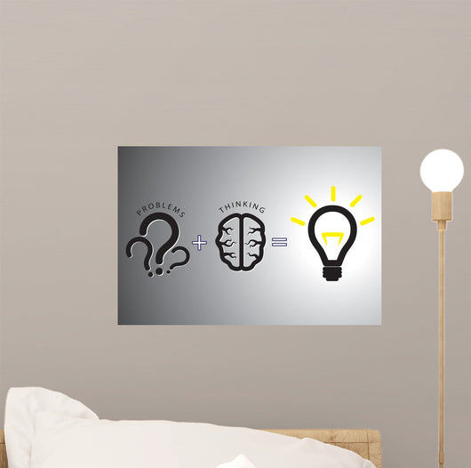 Problem Solution Concept Solving Wall Decal
