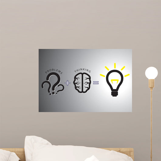 Problem Solution Concept Solving Wall Decal