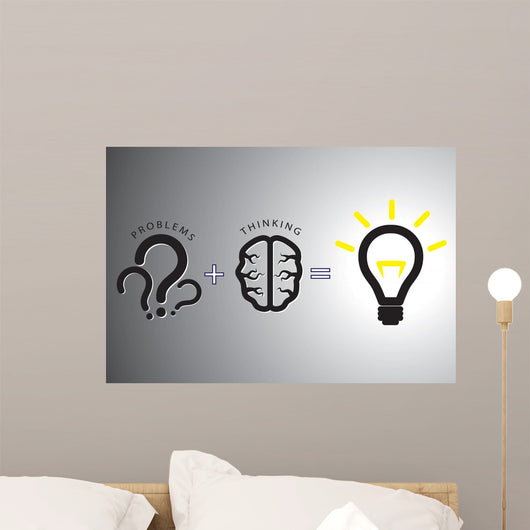 Problem Solution Concept Solving Wall Decal