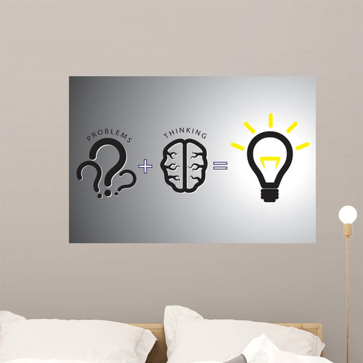 Problem Solution Concept Solving Wall Decal