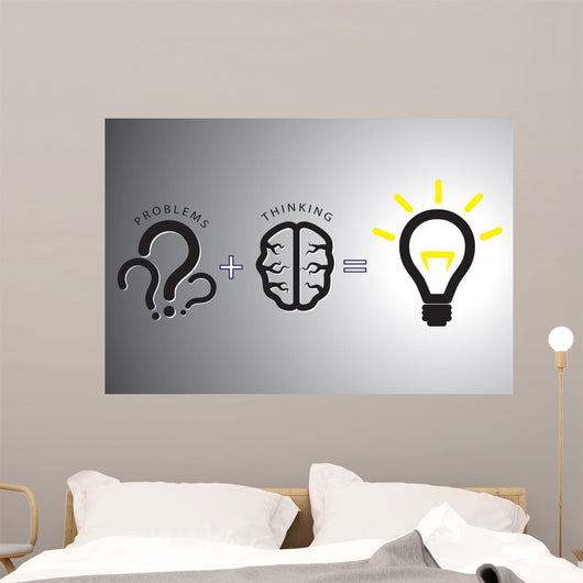 Problem Solution Concept Solving Wall Decal
